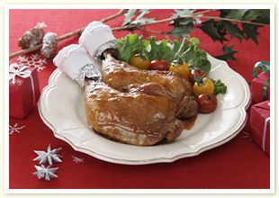 フライパンでローストチキン