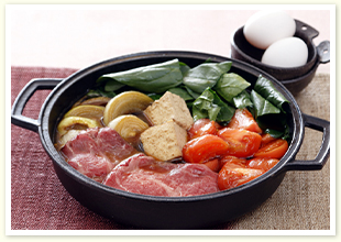 トマト入りすき焼き